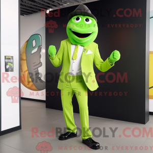 Limegrønn...