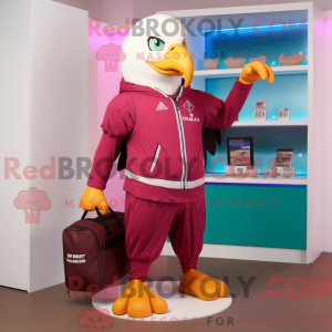 Disfraz de mascota Magenta...