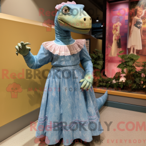 Iguanodon mascottekostuum...