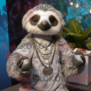 Disfraz de mascota Silver...