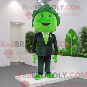 Forest Green Cabbage mascot...