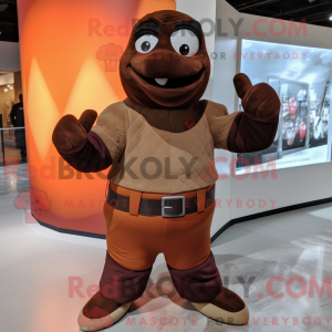 Costume mascotte de Brown...