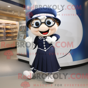 Navy armband maskot kostyme...