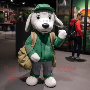 Forest Green Dog mascotte...