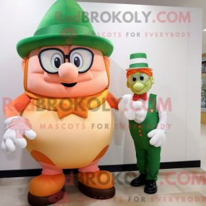 Peach Leprechaun mascotte...