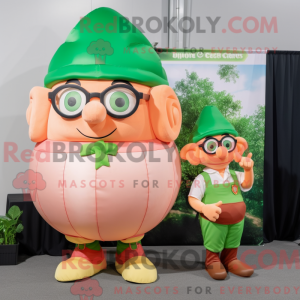 Peach Leprechaun mascotte...