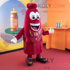 Magenta Bottle Of Ketchup...