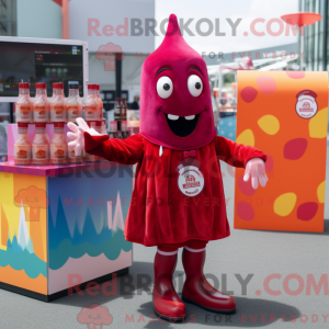Magenta Bottle Of Ketchup...