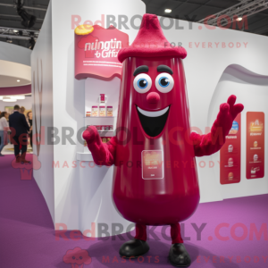 Magenta Bottle Of Ketchup...