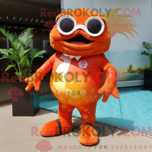 Costume mascotte de Piranha...