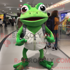 Frosch-Maskottchen-Kostüm...