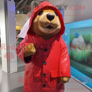 Red Sea Lion mascot costume...