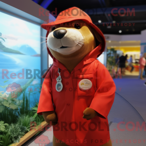 Maskotdraktfigurat Red Sea...