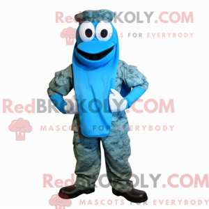 Blue Marine Recon maskot...