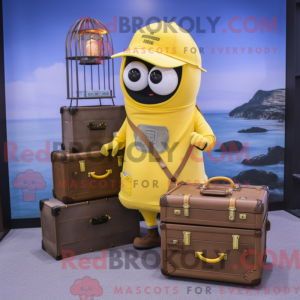 Yellow Hourglass mascot...