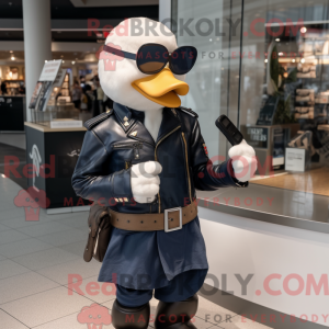 Navy Goose-maskotdraktfigur...