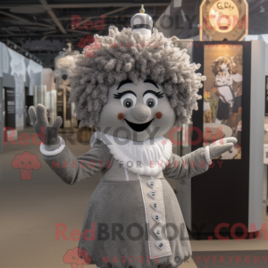 Grijze Koningin mascotte...