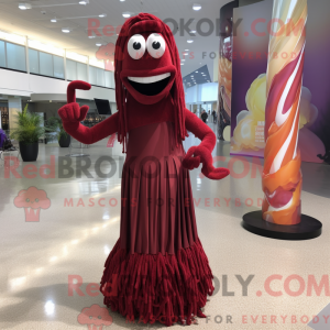 Maroon Stilt Walker máscara...