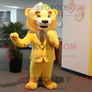 Costume de mascotte de lion...