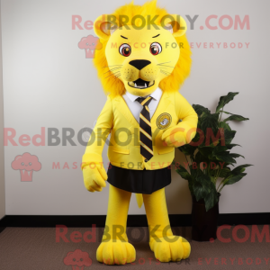 Costume de mascotte de lion...