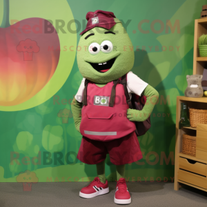 Olive Hallon maskot kostym...