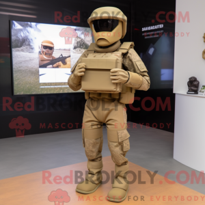 Tan Para Commando máscara...