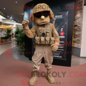 Tan Para Commando máscara...