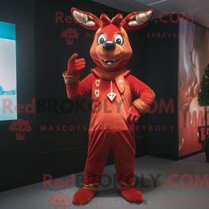 Maskottchenkostüm Rotes...