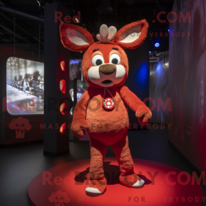 Maskottchenkostüm Rotes...