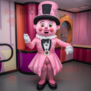 Pink Ring Master mascotte...