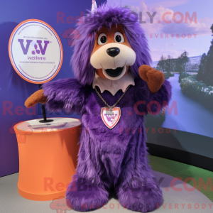 Maskotkostymefigure Purple...