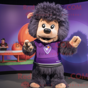 Purple Shepard S Pie maskot...