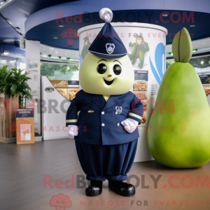 Navy Pear maskot...