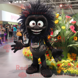 Black Bouquet Of Flowers...
