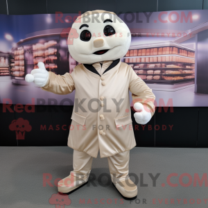 Costume mascotte de Dim Sum...