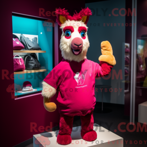 Postava maskota Magenta...