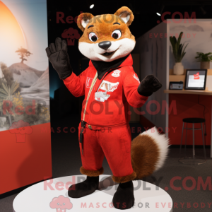 Postava maskota Red Marten...