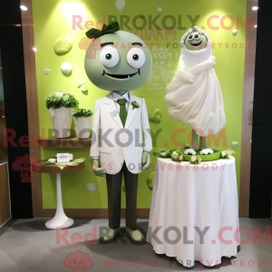 Oliven bryllupskake maskot...