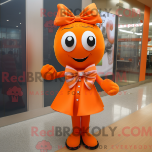 Orange armbånd maskot...