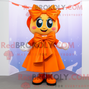 Orange armbånd maskot...