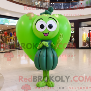 Olive Heart Shaped Balloons...