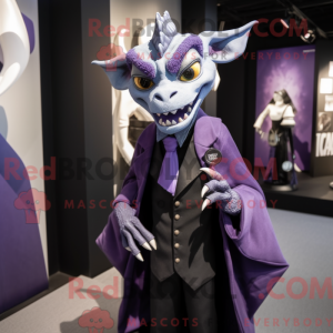 Purple Gargoyle mascot...