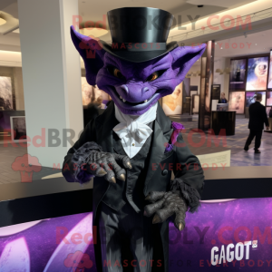 Purple Gargoyle mascot...
