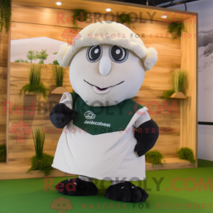 White Spinach mascot...