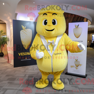 Citrongul Croissant maskot...