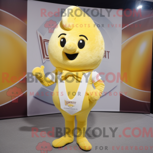 Citrongul Croissant maskot...