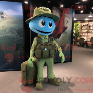 Costume mascotte de béret...