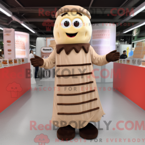 Beige Chocolate Bars mascot...