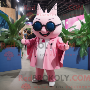 Pink Stingray maskot...