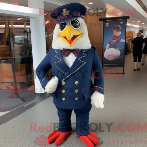 Navy Chicken maskot...